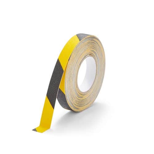 GripFactory Antislip Standaard Tape - rol 25 mm zwart/geel - 3000004-BY